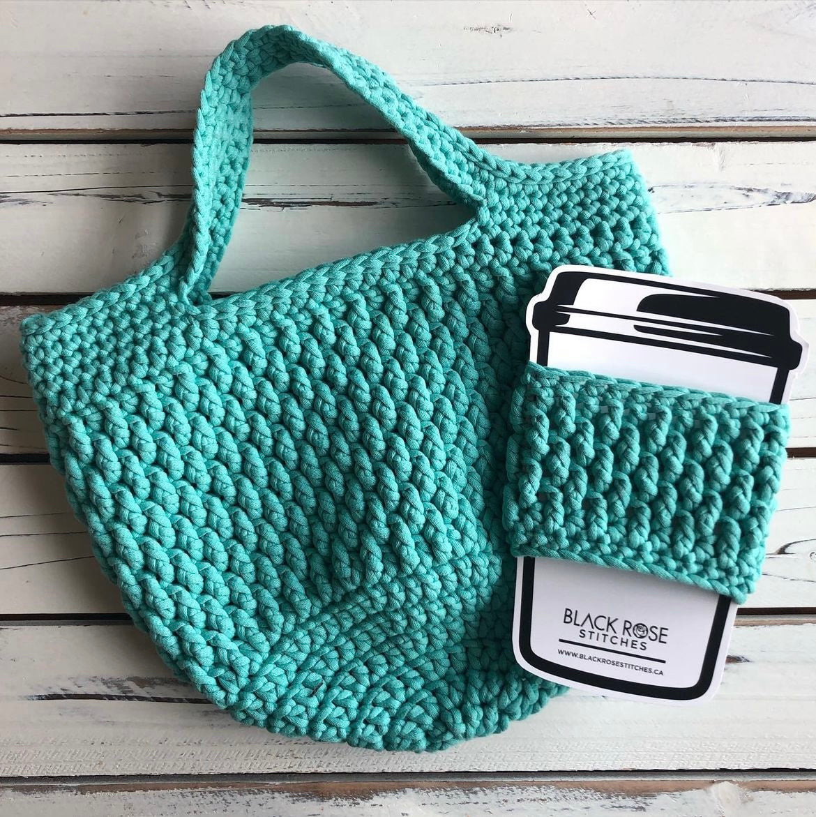 Margie Tote & Cozy - PDF Crochet Pattern - DIGITAL DOWNLOAD