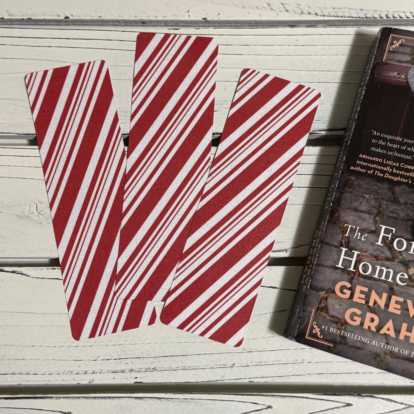 Candy Cane - Laminated Bookmark