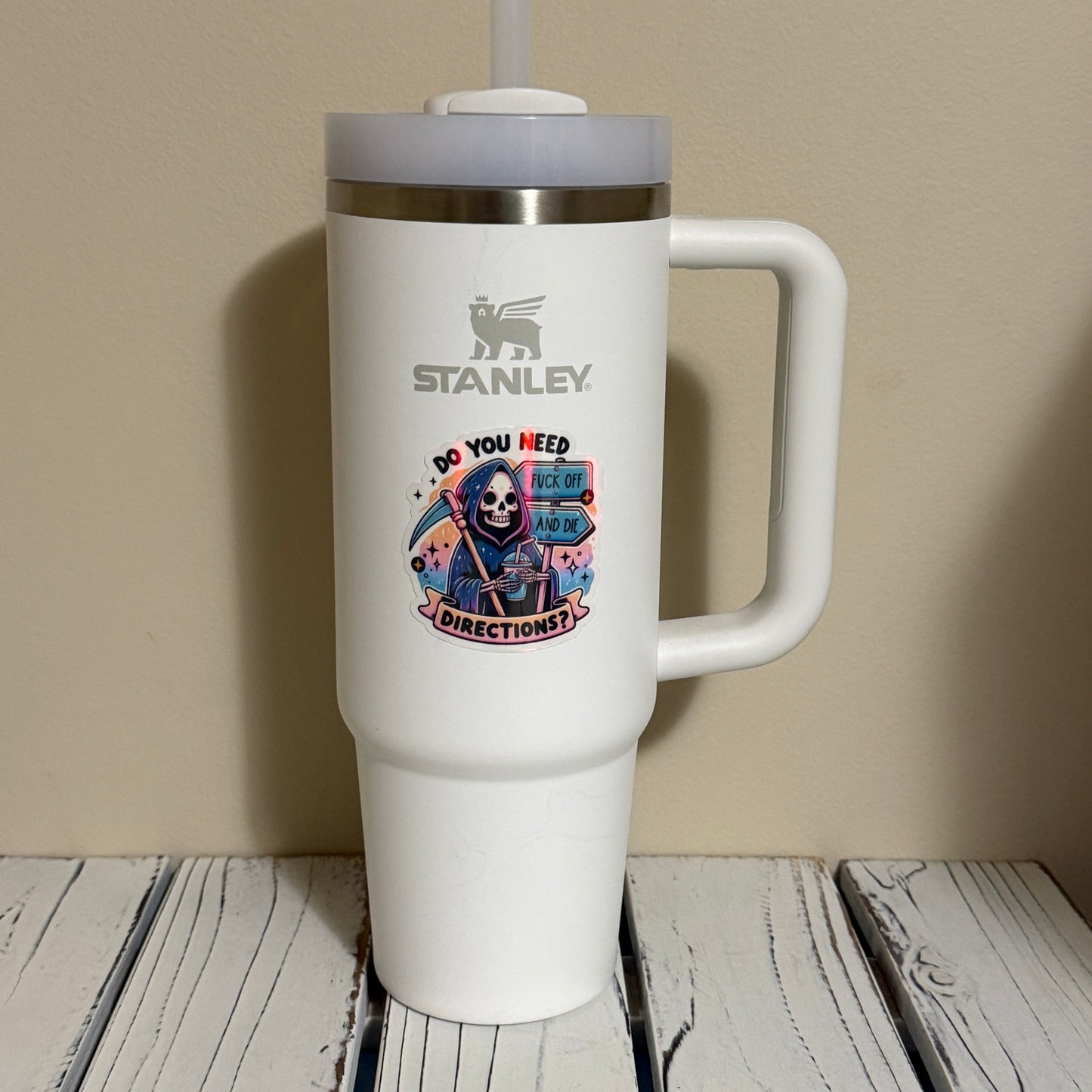 Do You Need Directions - Holographic Sticker