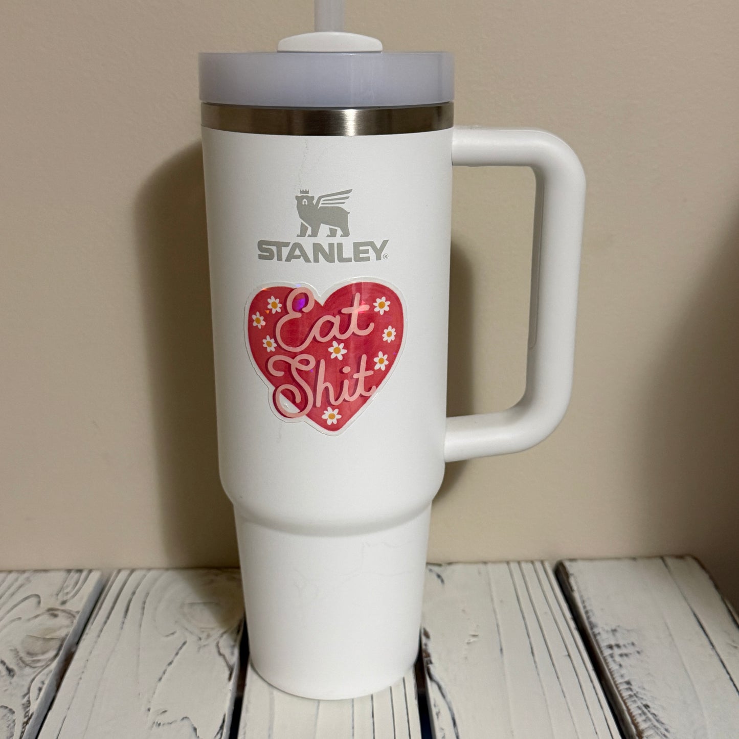 Eat Shit - Holographic Sticker