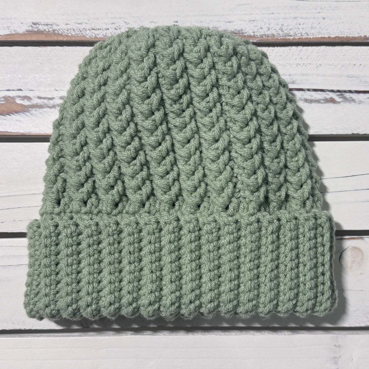 Fern Beanie - PDF Crochet Pattern - DIGITAL DOWNLOAD
