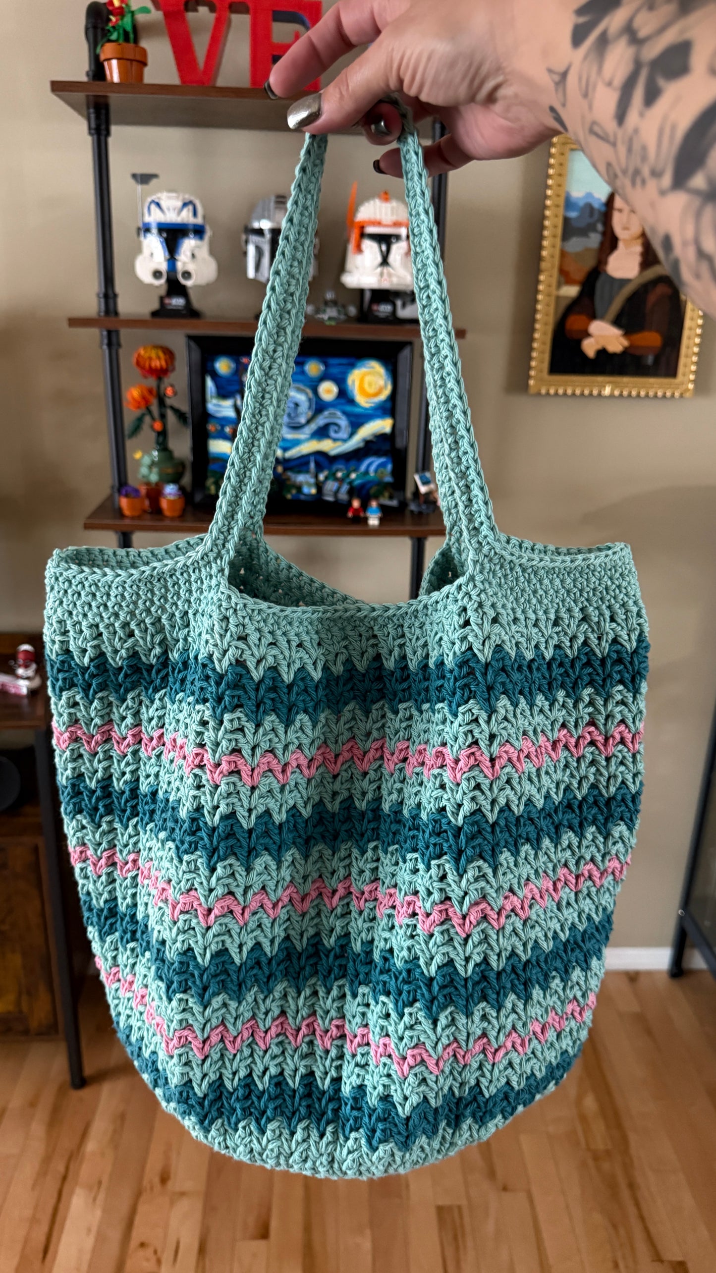 Beach Valley Tote - PDF Crochet Pattern - DIGITAL DOWNLOAD