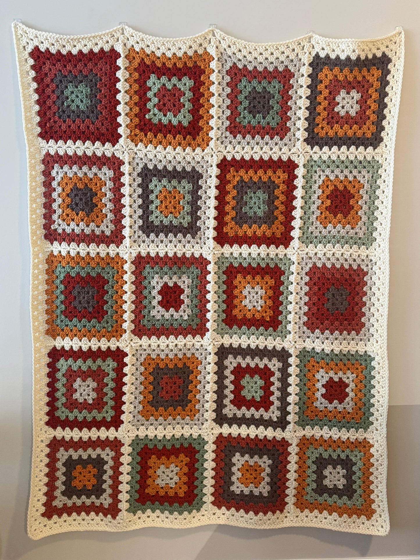 Granny Square Blanket - Fall Vibes