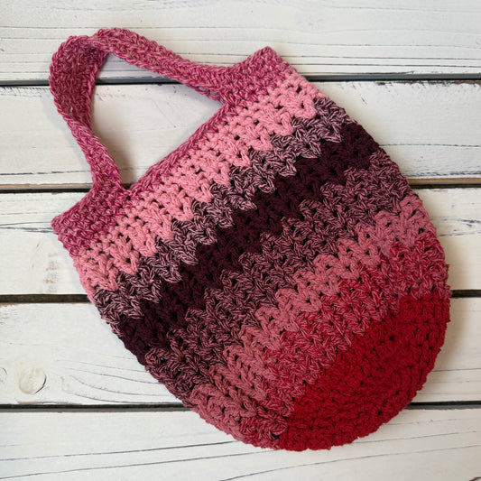 Cupcake Valley Tote - PDF Crochet Pattern - DIGITAL DOWNLOAD