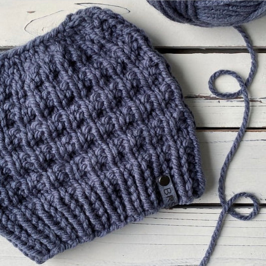 Nicolette Beanie - PDF Knit Pattern - DIGITAL DOWNLOAD
