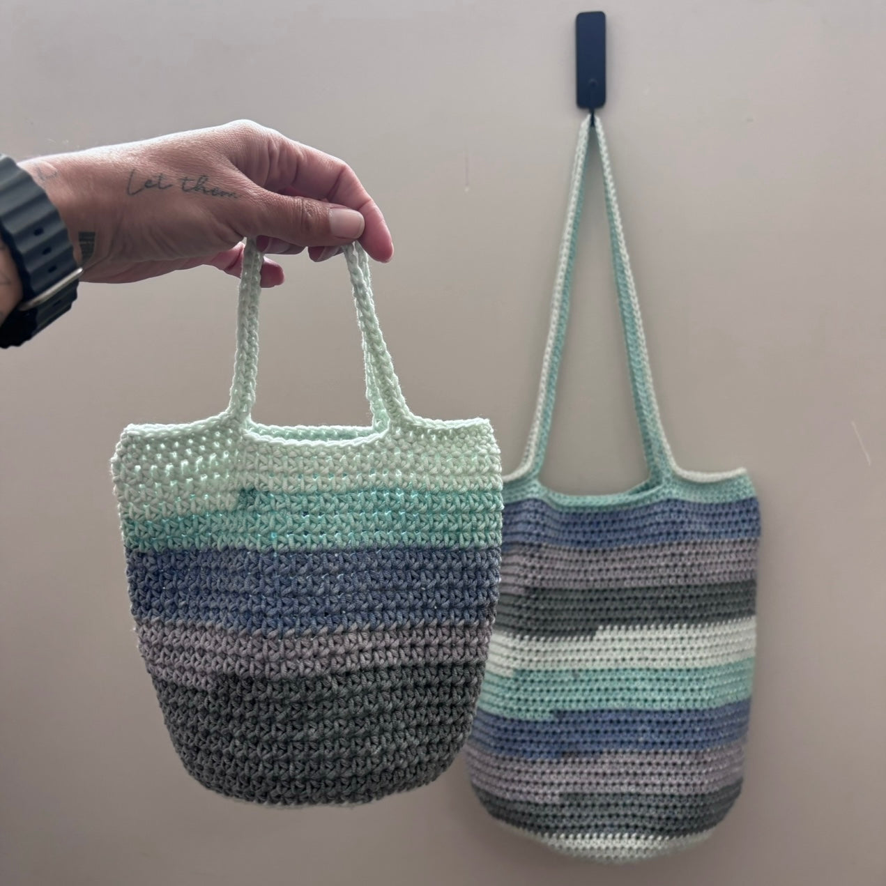 Cotton Cake Tote Bundle - PDF Crochet Pattern - DIGITAL DOWNLOAD
