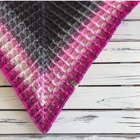 Ridge Point Scarf - PDF Crochet Pattern - DIGITAL DOWNLOAD