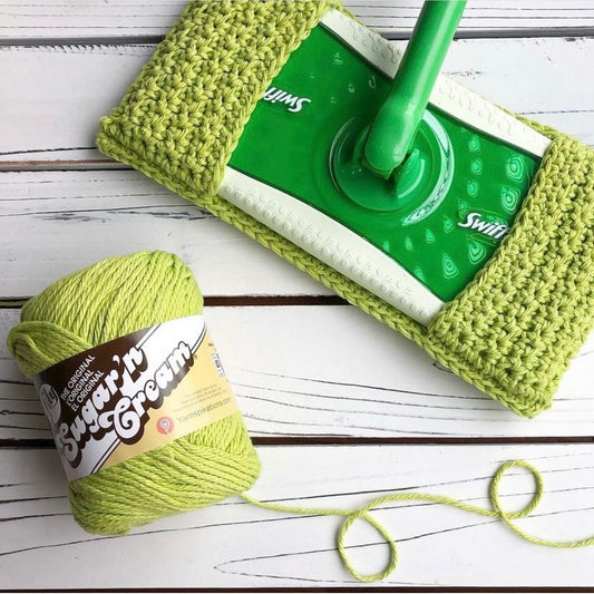 Cotton Dust Mop Cover - PDF Crochet Pattern - DIGITAL DOWNLOAD