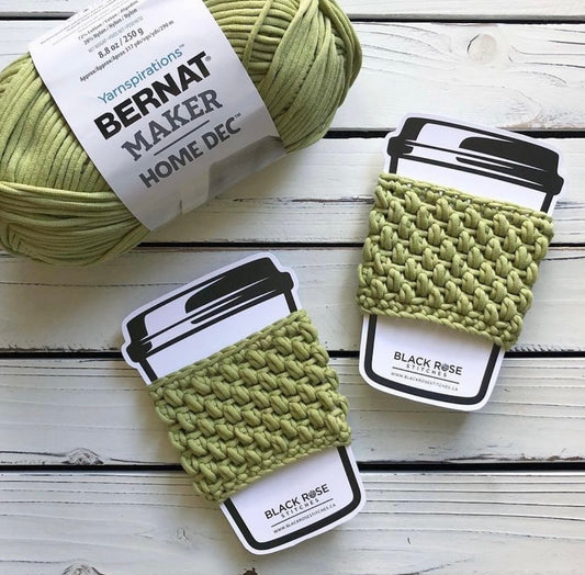 Coffee Bean Cozy - PDF Crochet Pattern - DIGITAL DOWNLOAD