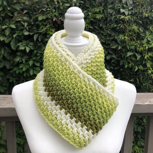 Coffee Cake Infinity Scarf - PDF Crochet Pattern - DIGITAL DOWNLOAD