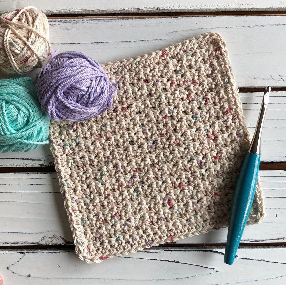 Spring Clean Cloth - PDF Crochet Pattern - DIGITAL DOWNLOAD