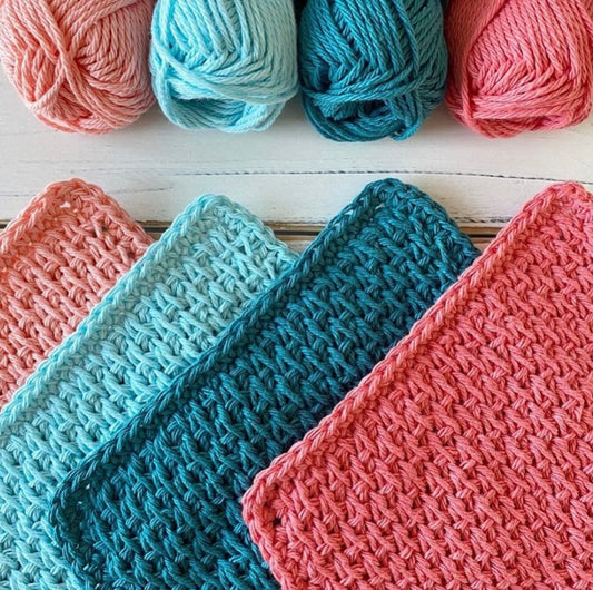 Cotton Valley Cloth - PDF Tunisian Crochet Pattern - DIGITAL DOWNLOADS