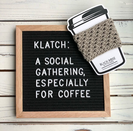 Klatch Cozy - PDF Crochet Pattern - DIGITAL DOWNLOAD