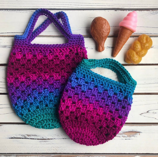 Mini Me Market Bag - PDF Crochet Pattern - DIGITAL DOWNLOAD