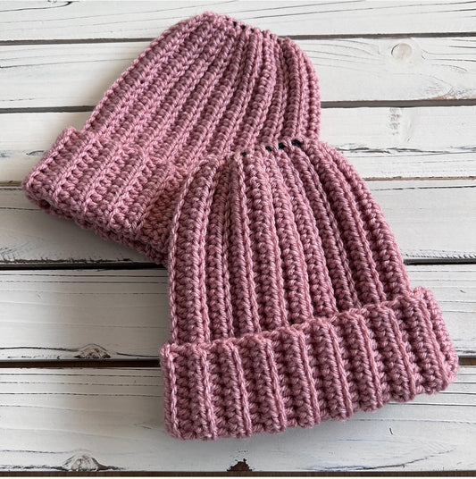 Messy Bun Toque - Child & Adult Sizes - PDF Crochet Pattern - DIGITAL DOWNLOAD