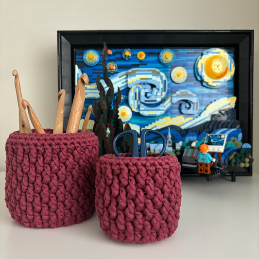 Alpine Mini Baskets - PDF Crochet Pattern - DIGITAL DOWNLOAD