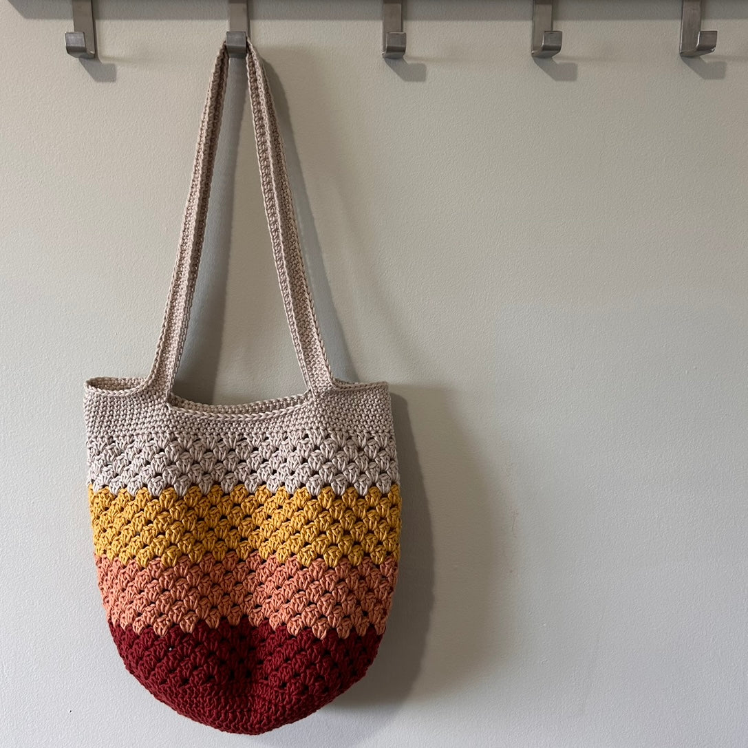 Bernat Softee Cotton Bag - PDF Crochet Pattern - DIGITAL DOWNLOAD