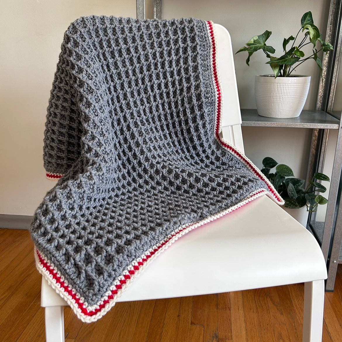 Waffle Blanket - PDF Crochet Pattern - DIGITAL DOWNLOAD
