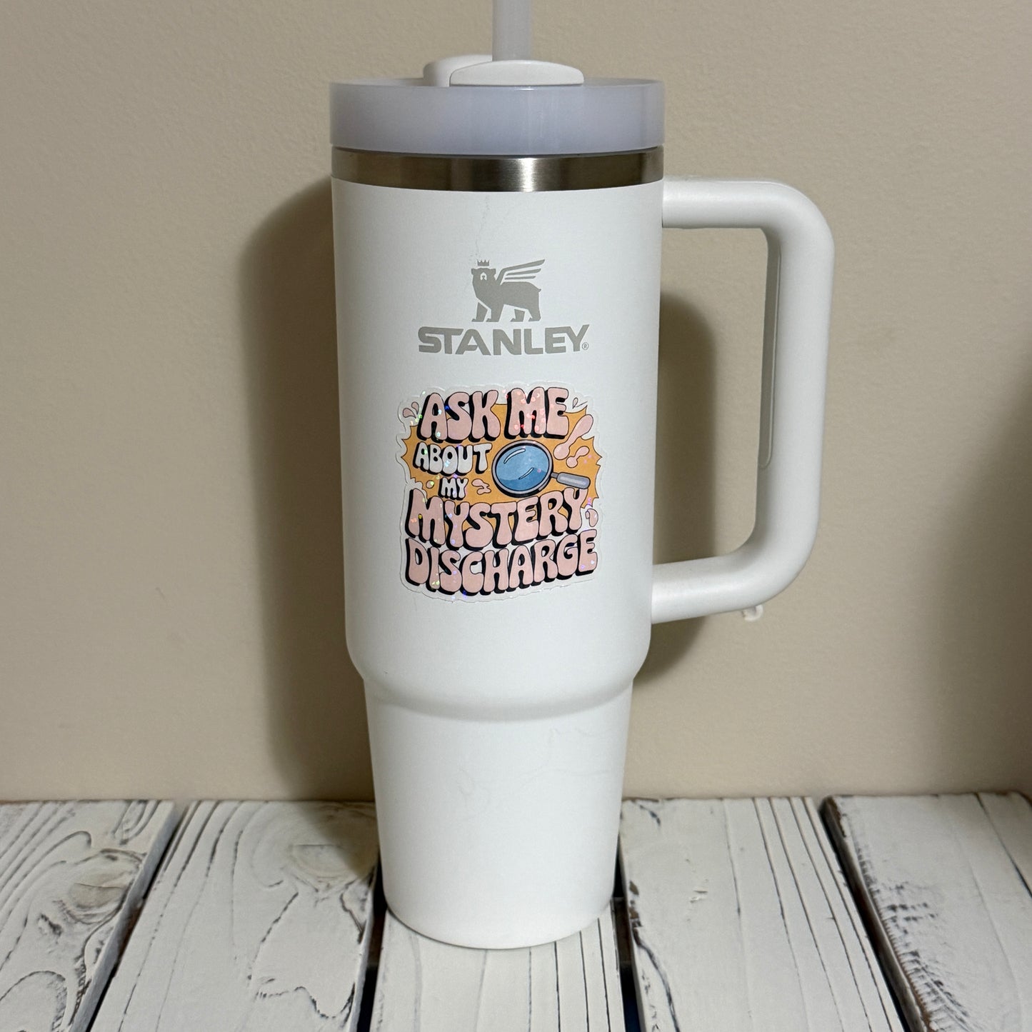 Ask Me - Holographic Sticker