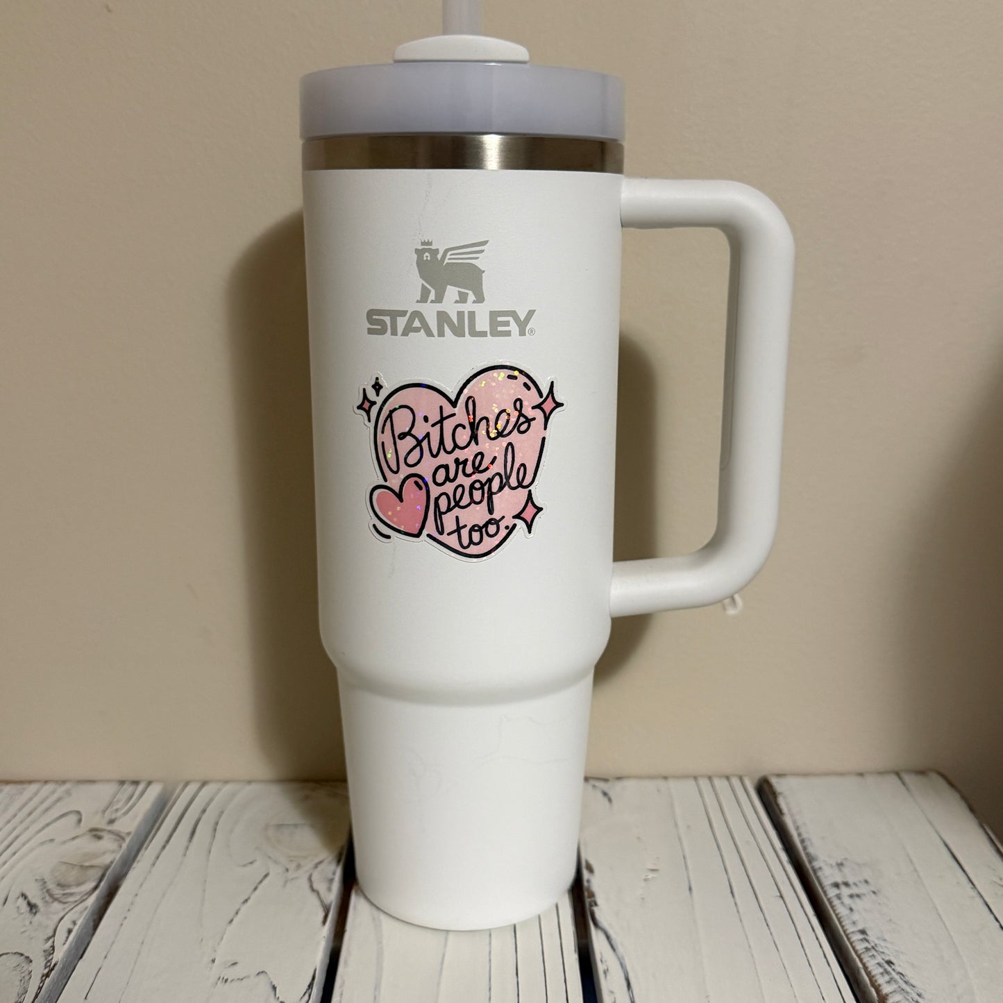 Bitches Are People Too - Holographic Sticker