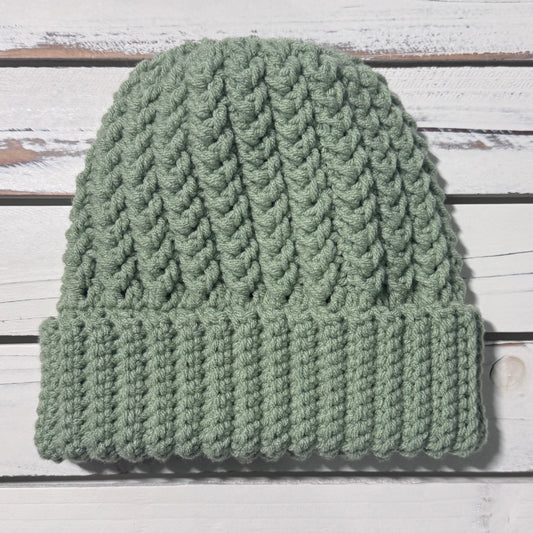 Fern Beanie - PDF Crochet Pattern - DIGITAL DOWNLOAD