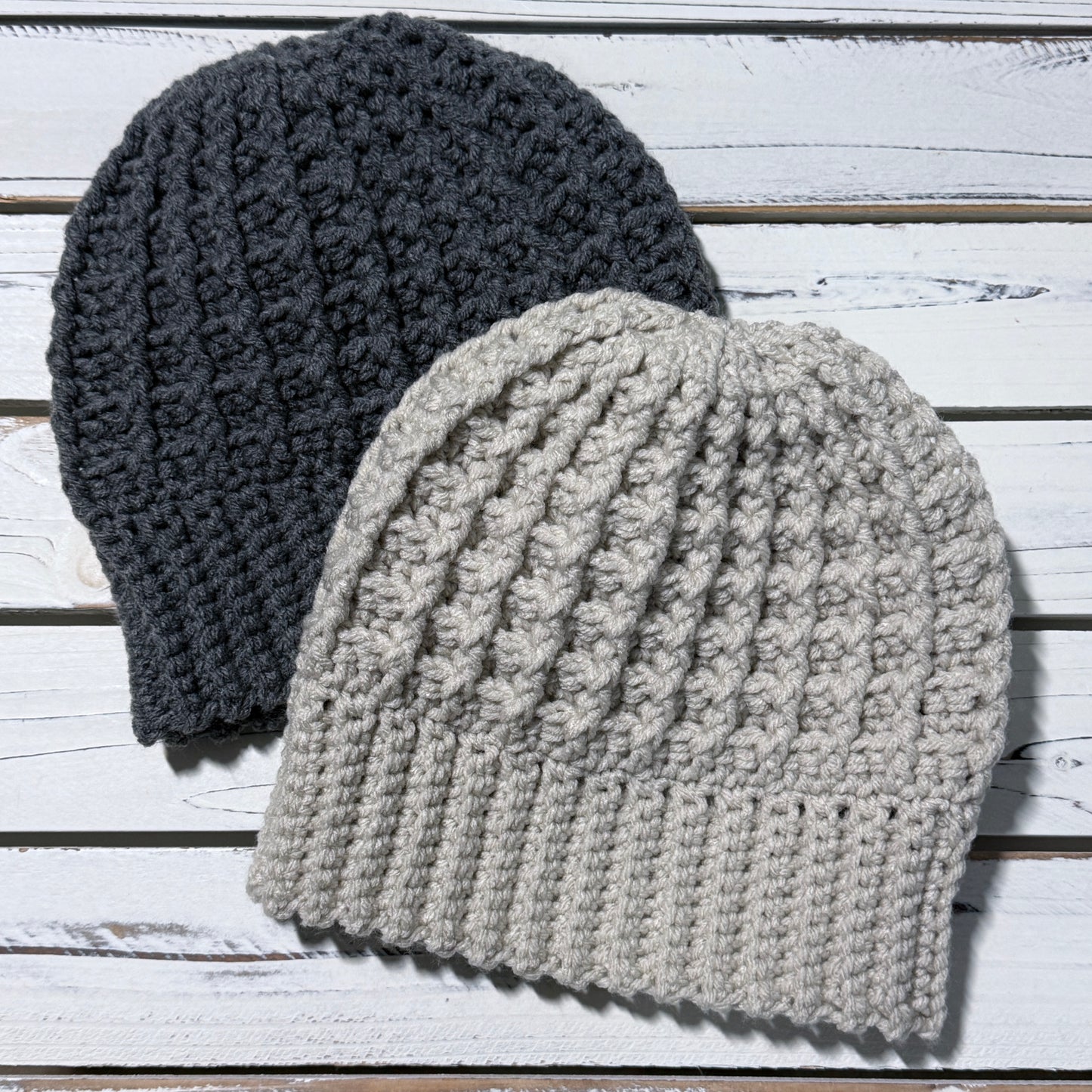 Waffle Beanie V2 - PDF Crochet Pattern - DIGITAL DOWNLOAD