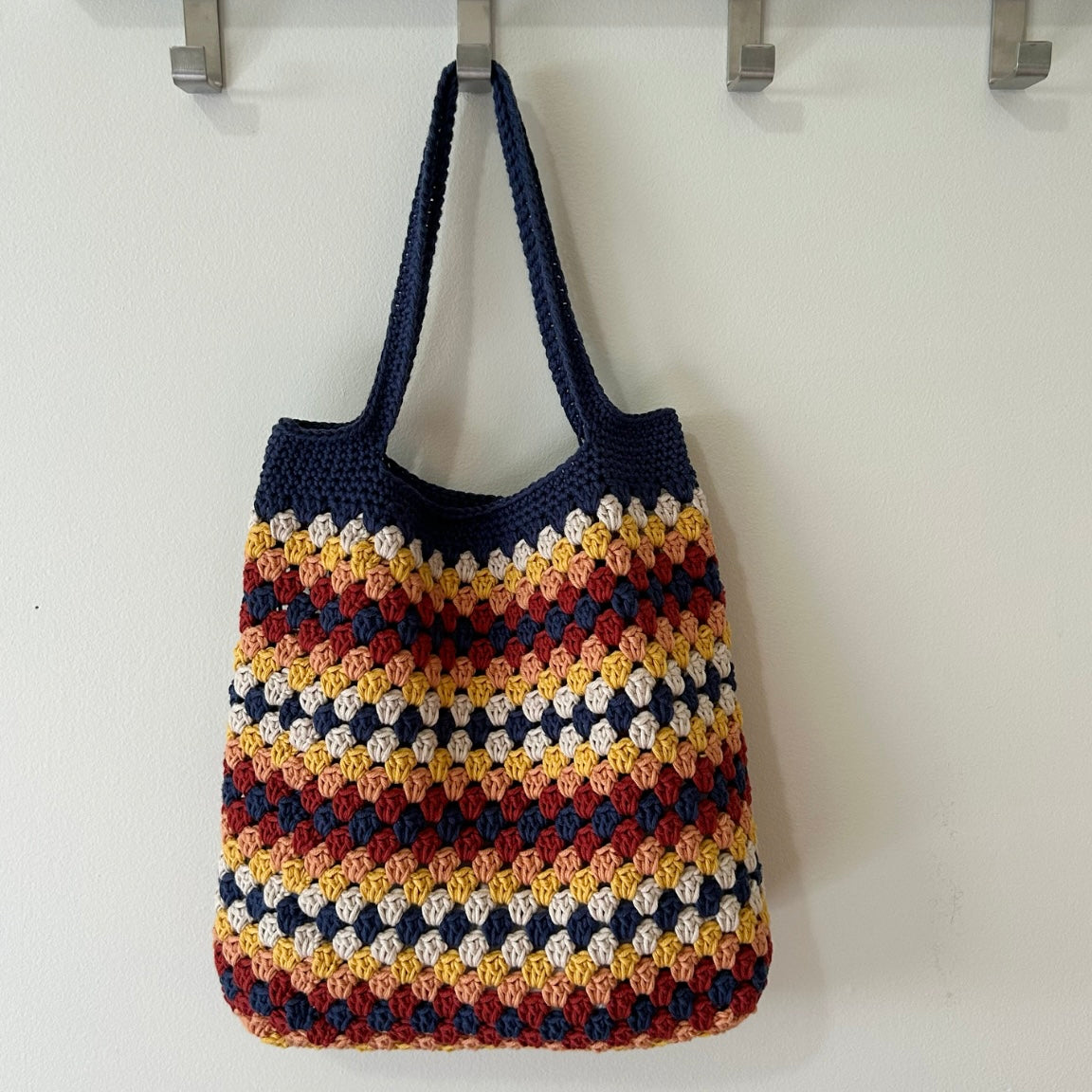 Scrappy Granny Tote - PDF Crochet Pattern - DIGITAL DOWNLOAD