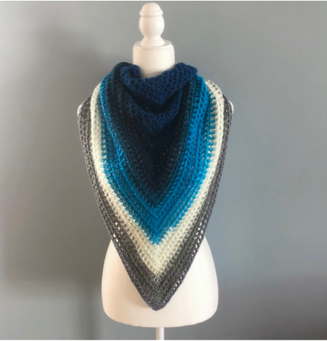 Smoke Screen Scarf - PDF Crochet Pattern - DIGITAL DOWNLOAD